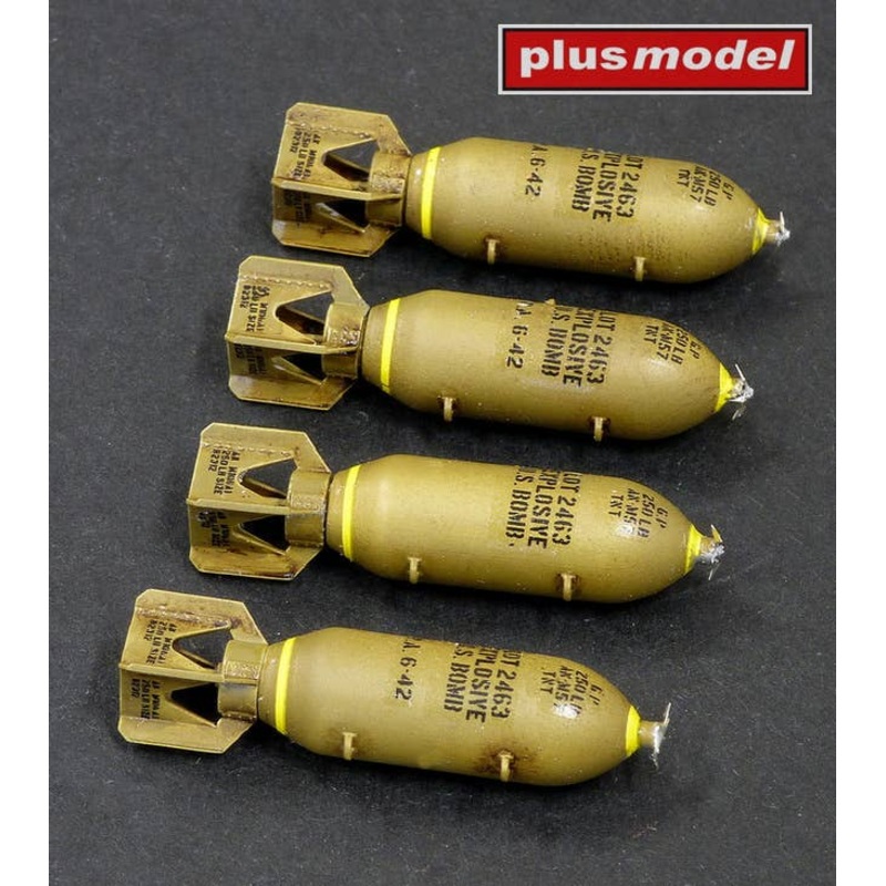 1/48 Bombs 250 lb (4pcs)