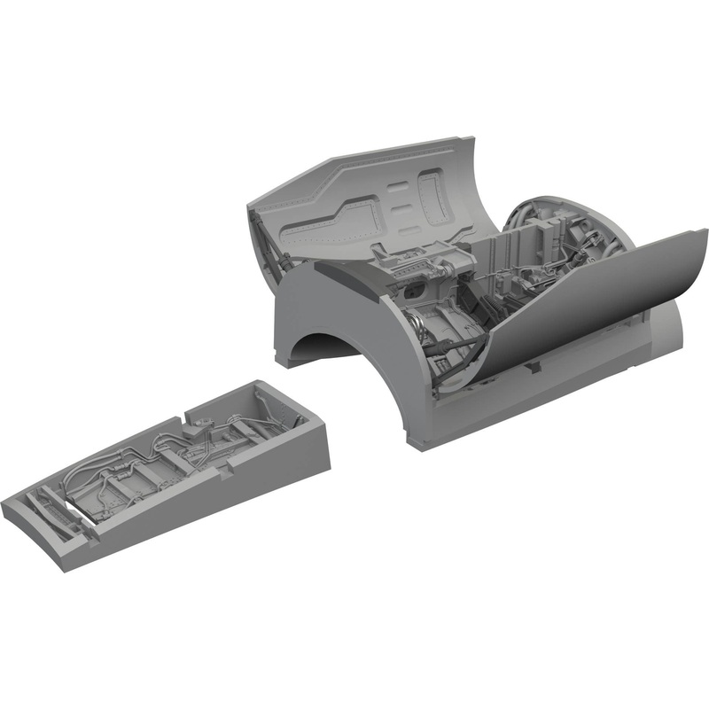 1/48 F-16C wheelbays early (for Kinetic)