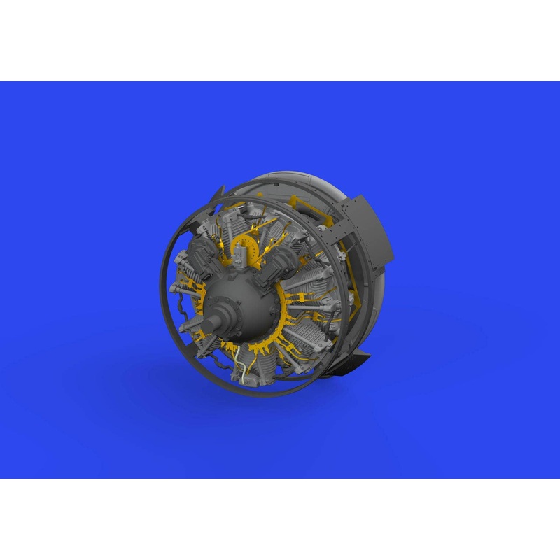 1/48 F4F-3 engine mid PRINT (for EDUARD)