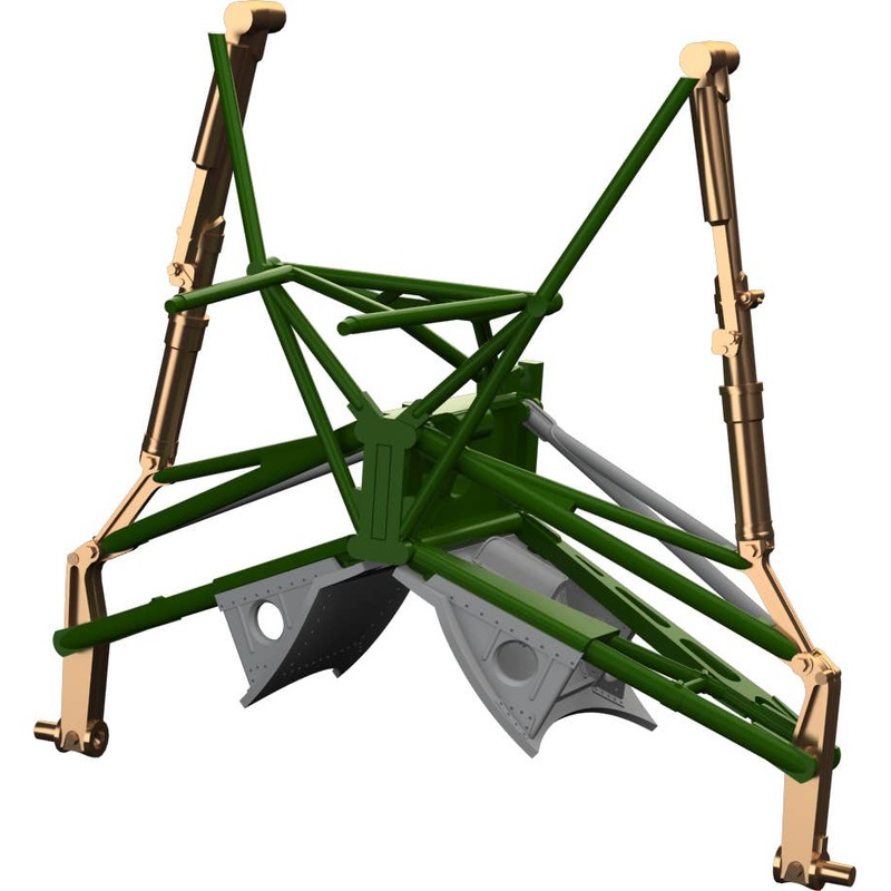 1/48 FM-1 undercarriage legs BRONZE (for EDUARD)