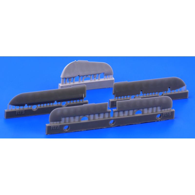 1/48 Fw 190A Control Surfaces Early (for Eduard)