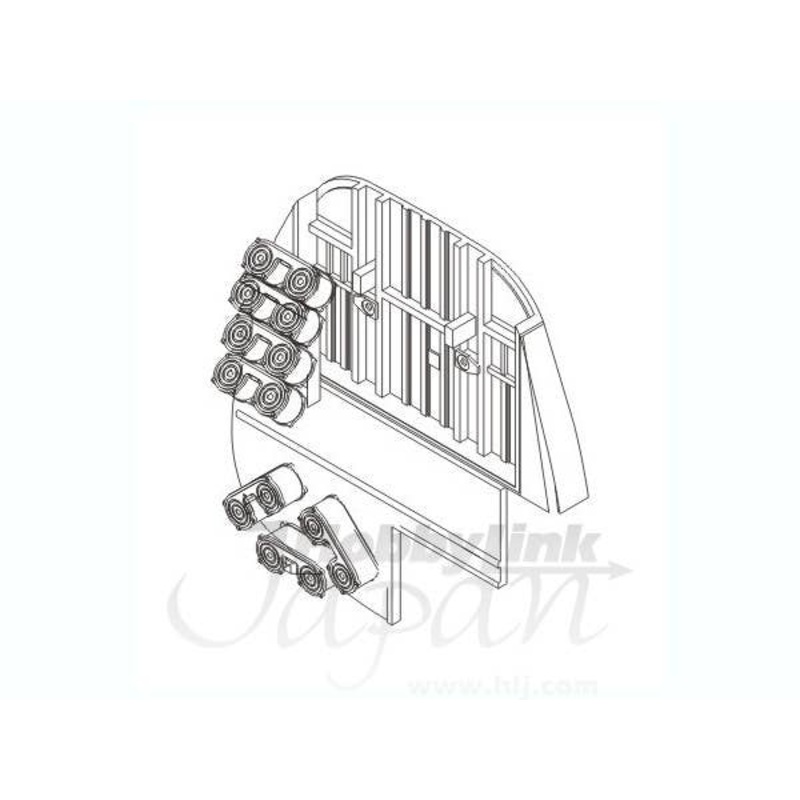 1/48 Junkers Ju88A Bulkhead with Radio Sets for MG 15 Position (for Dragon)