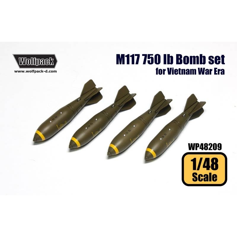 1/48 M117 750kg Bomb Set (4 Set)