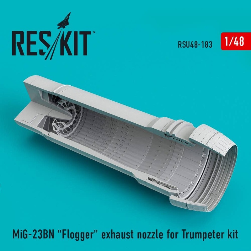 1/48 MiG-23BN Flogger exhaust nozzle for Trumpeter kit