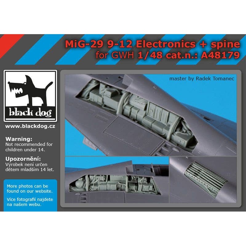 1/48 Mig-29 9-12 electronics+spine