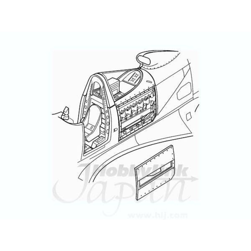 1/48 P-39Q Engine Set for Eduard (Allison V-1710)