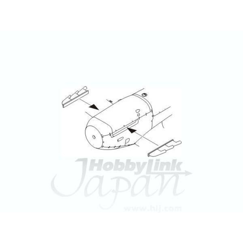 1/48 Spitfire Mk.I/Early MK.V Exhaust Stubs for Tamiya