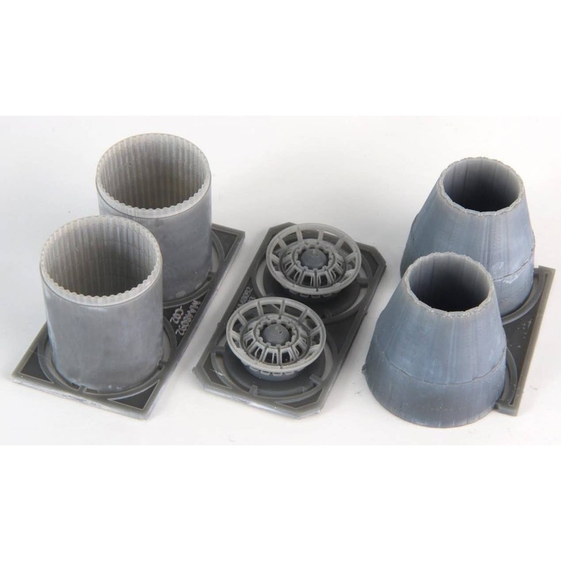 1/48 SU-27/30/33 Exhaust Nozzle & After Burner Set Closed (for Hobby Boss)
