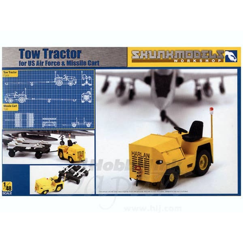 1/48 Tow Tractor fo US Air Force & Missile Cart