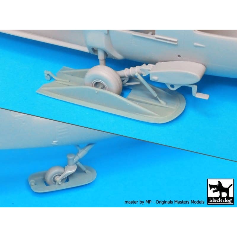 1/48 UH -60 Ski Accessories Set (for Italeri)