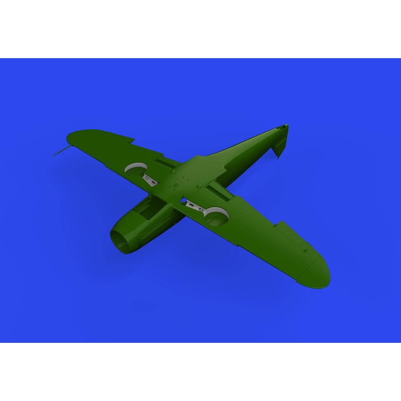 1/48 Bf109F wheel bays rounded (for Eduard)