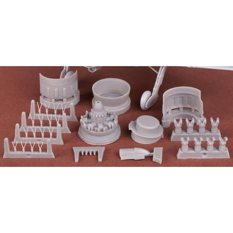1/48 Bloch MB 151 & 152 engine with cowling set for Dora Wings