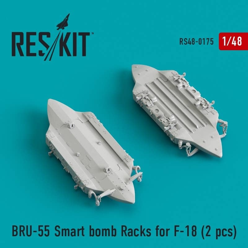 1/48 BRU-55 Smart Bomb Racks for F-18 (2pcs)