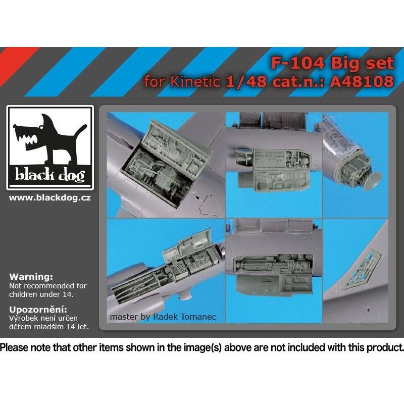 1/48 F-104 Big Set for Kinetic (Haua48104 + A48105 + A48106 + A48107)