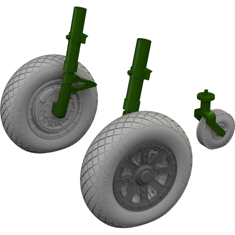 1/48 F4U wheels (for Magic Factory)