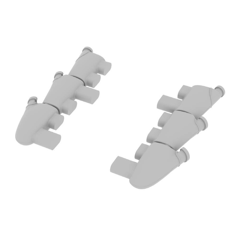 1/48 Hurricane Mk.I exhaust stacks for Airfix