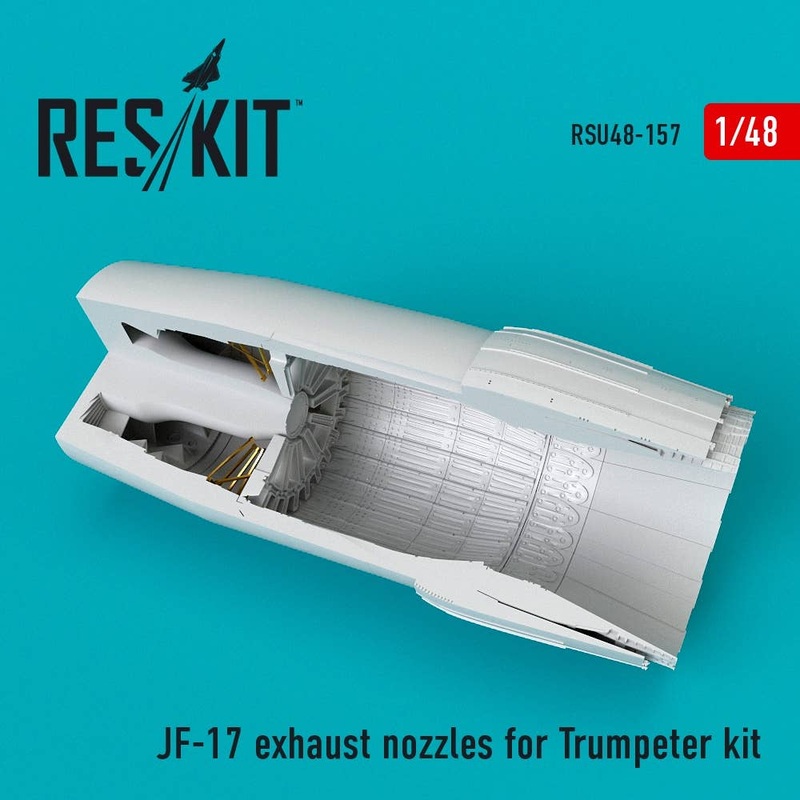 1/48 JF-17 exhaust nozzles for Trumpeter kit