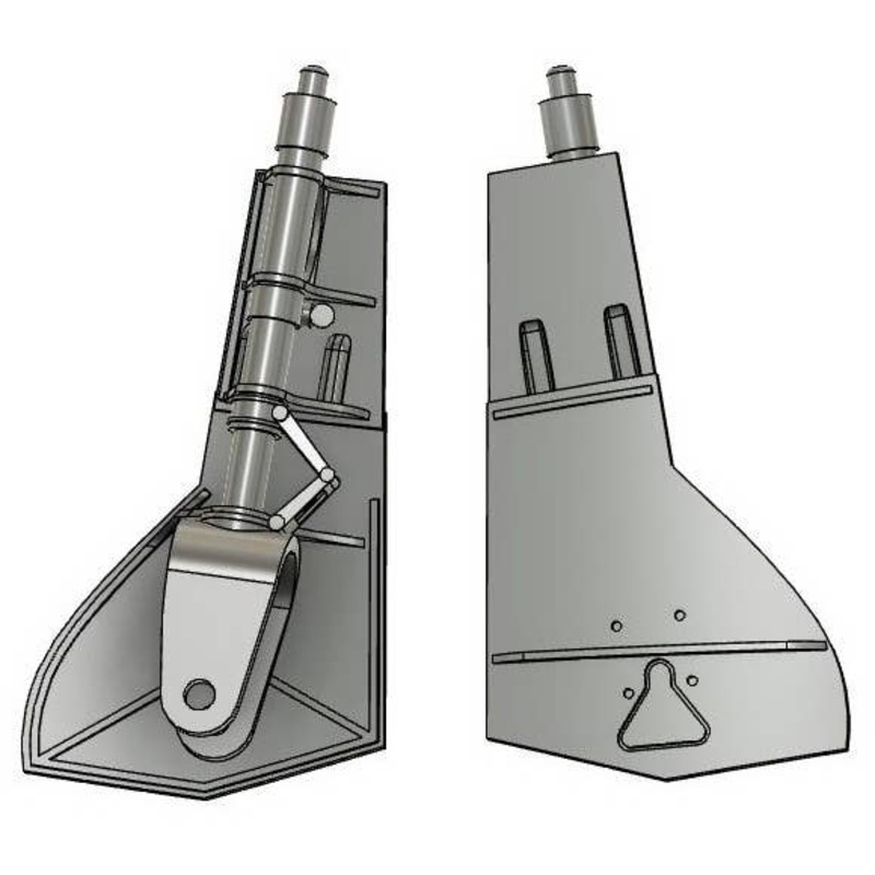1/48 Macchi Veltro landing gear (for Italeri, Hasegawa)
