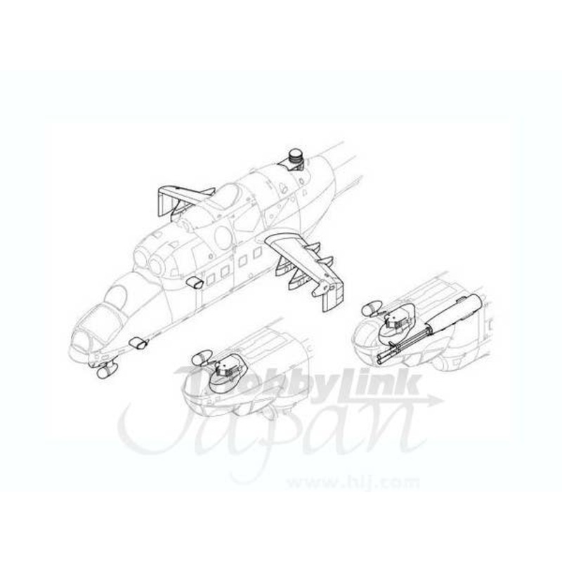1/48 Mi-24 V/P Armament Set (for Revell/Monogram)
