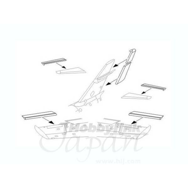 1/48 MiG 15 Control Surfaces for Tamiya/Trumpeter