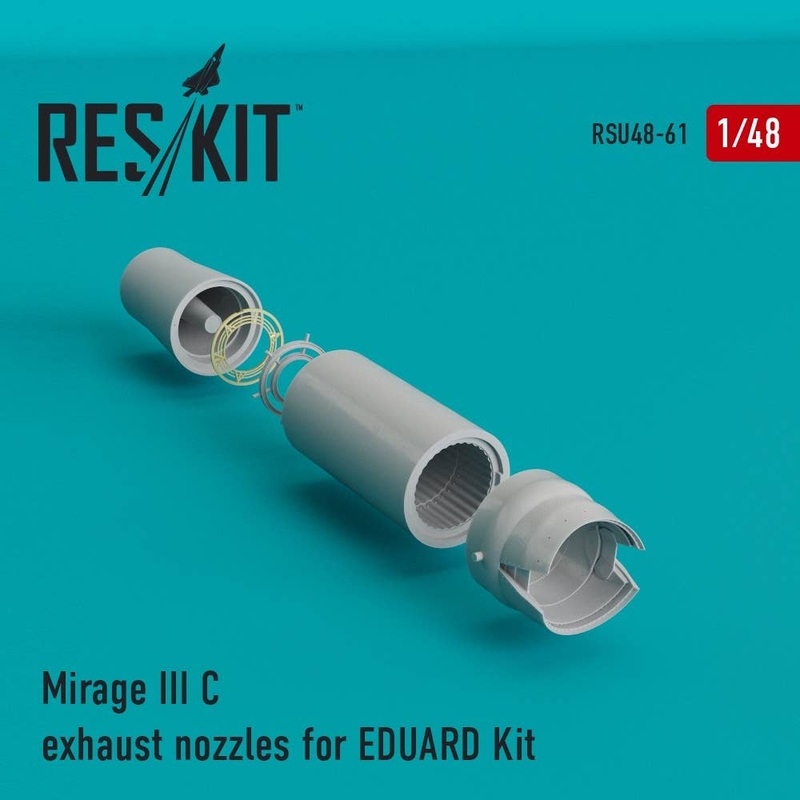 1/48 Mirage III C Exhaust Nozzles (for Eduard)