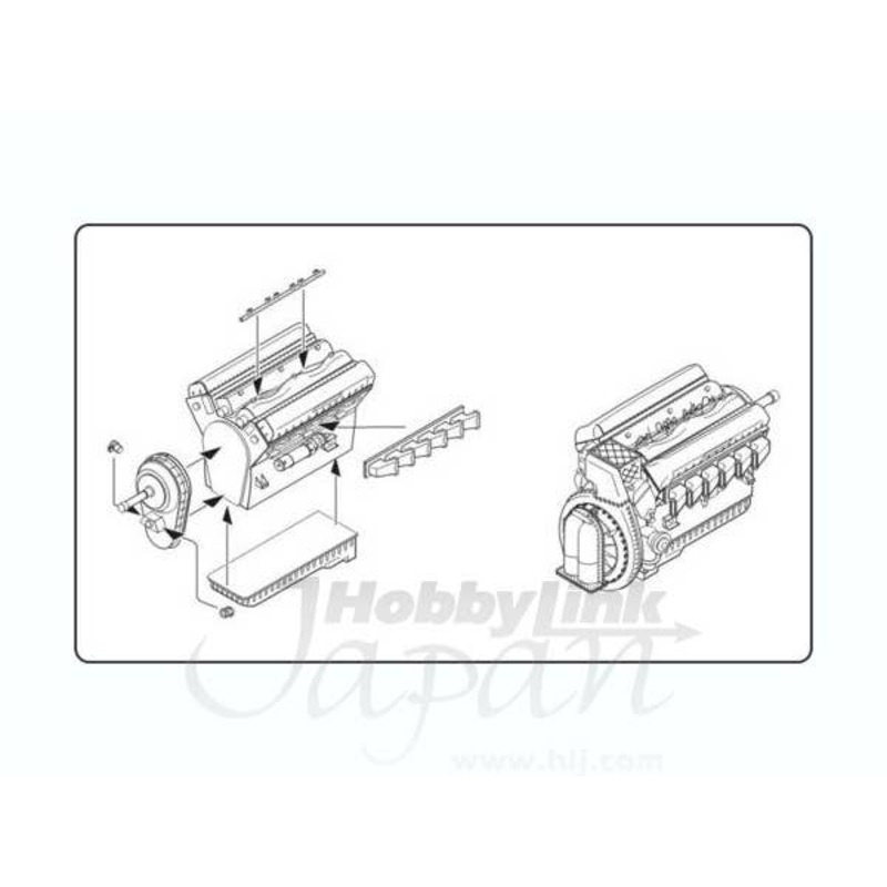 1/48 Rolls Royce Merlin Serie 60 British In-Line Engine WWII