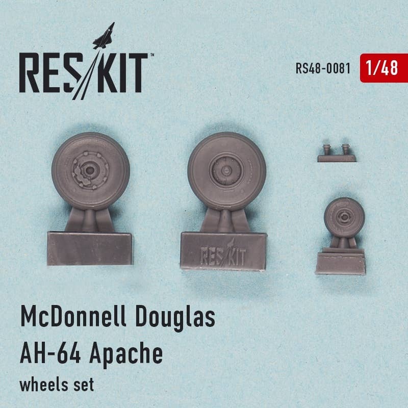 1/48 AH-64 Apache Wheel Set