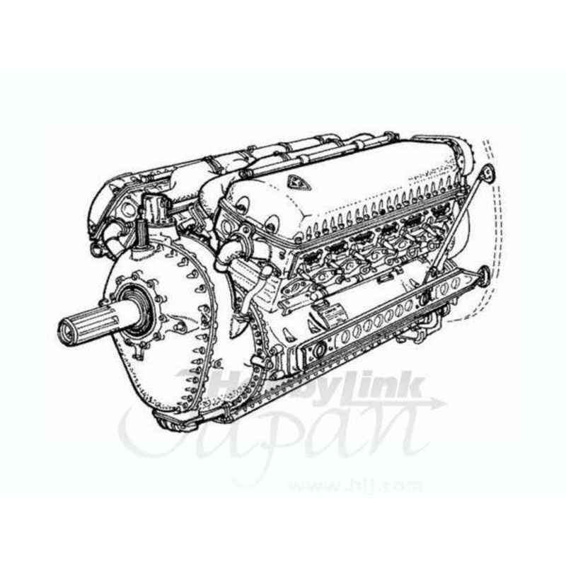 1/48 Allison V-1710 Engine Set