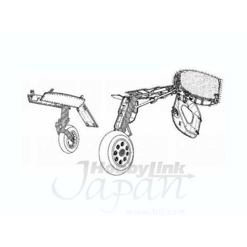 1/48 BAC Lightning Undercarriage Set (for Airfix)