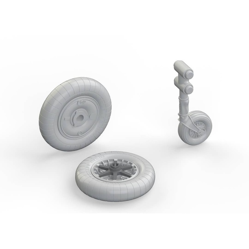 1/48 Bf 109G-2 Wheels (Eduard)