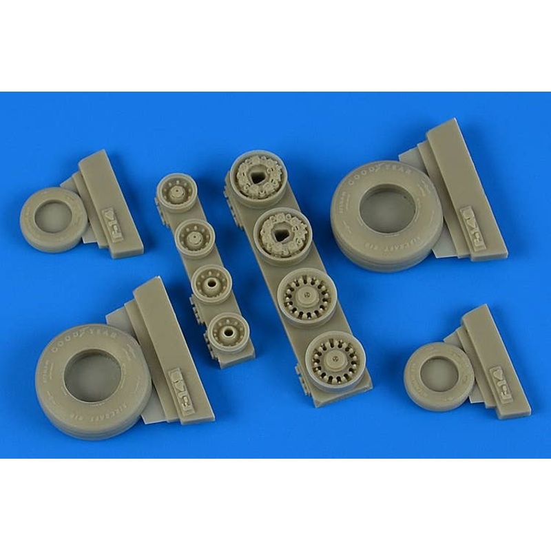 1/48 F-14B/D Tomcat Weighted Wheels (for Tamiya)