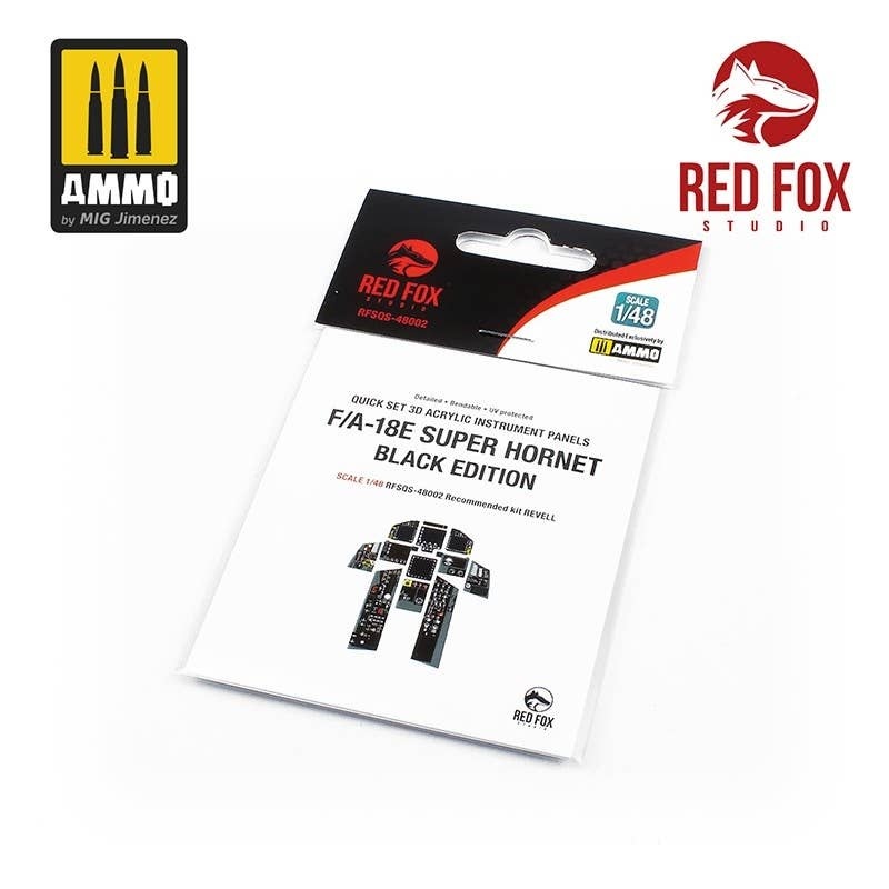 1/48 F/A-18E Super Hornet BE 3D Acrylic Instrument Panel (for Revell)