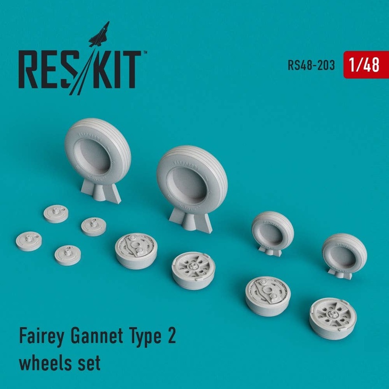 1/48 Fairey Gannet Type 2 Wheels Set (for Classic Airframes)