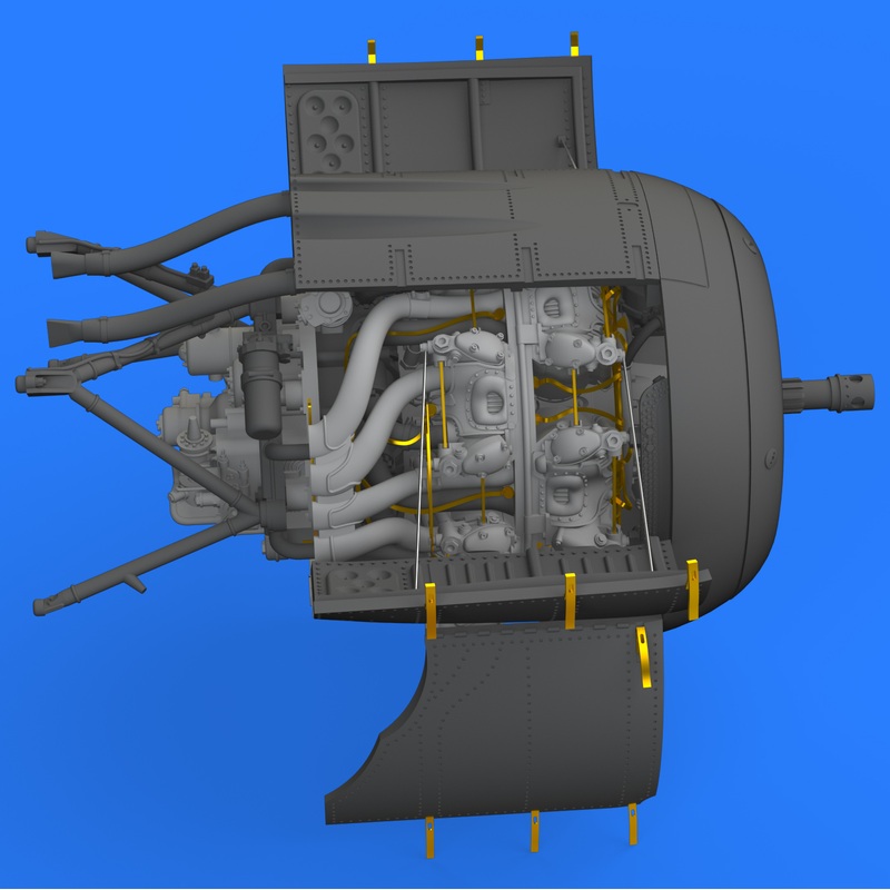 1/48 Fw 190A-5 Engine (for Eduard)