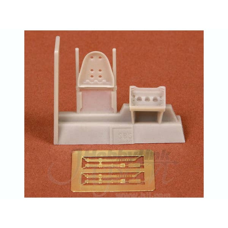 1/48 Ki-43 Hayabusa (Oscar) Seats with Harness PE Parts