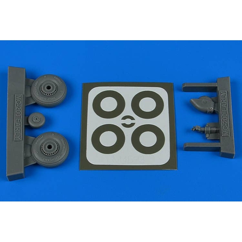 1/48 Macchi Mc.200 - Early Wheels & Paint Masks (for Italeri / Tamiya)