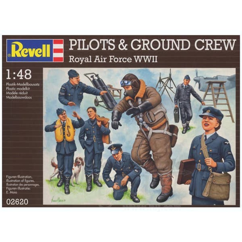 1/48 Pilots & Ground Crew Royal Air Force WWII 1935-45