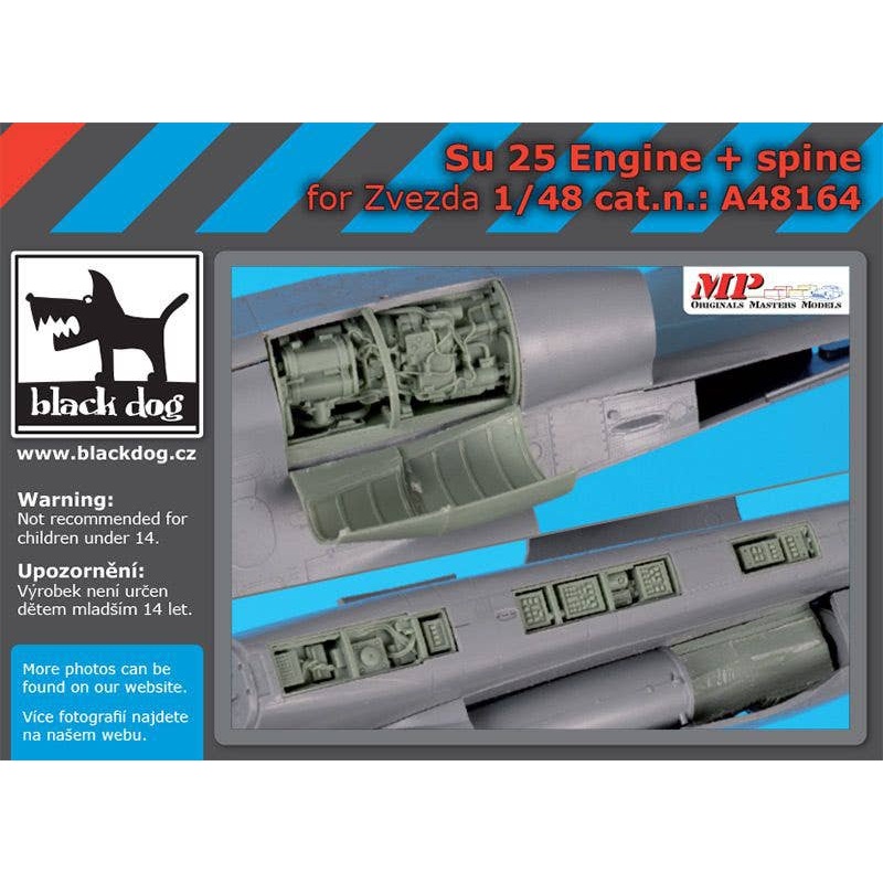 1/48 SU-25 engine + spine