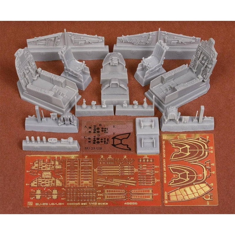1/48 Su-25 UB/UBK Cockpit Set (for KP/Smer/AZ)