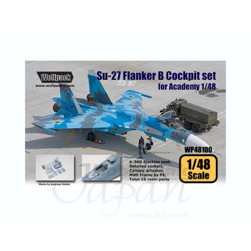 1/48 Su-27 Flanker B Cockpit Set (for Academy)