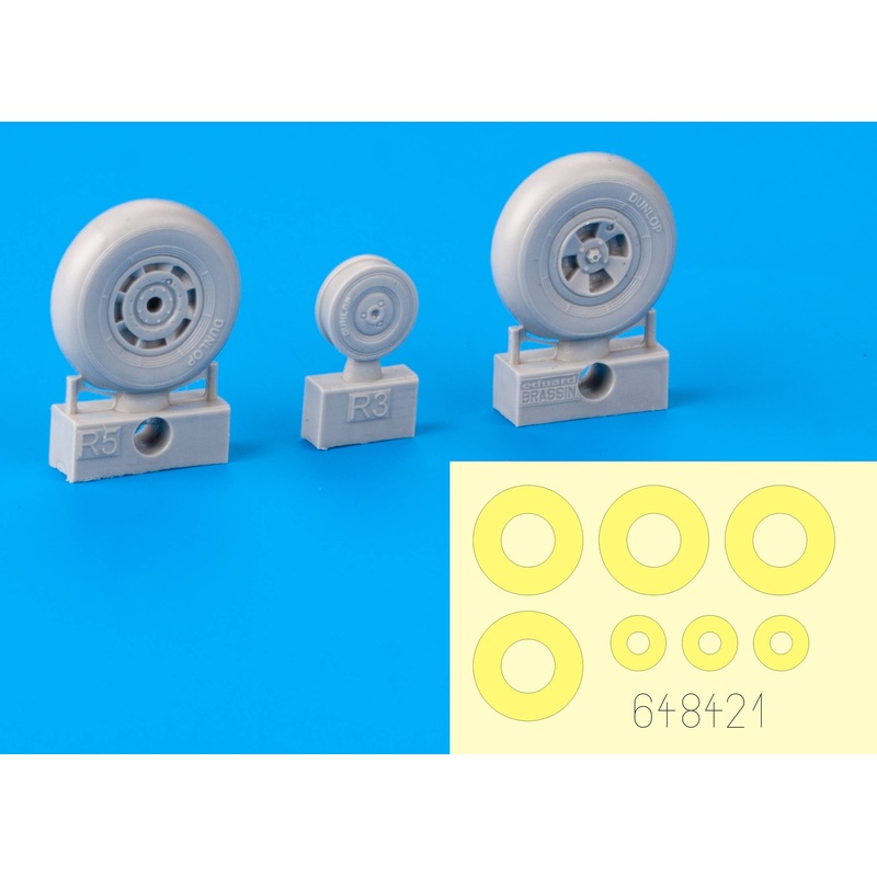 1/48 Tempest Mk.V Wheels Late (for Eduard)