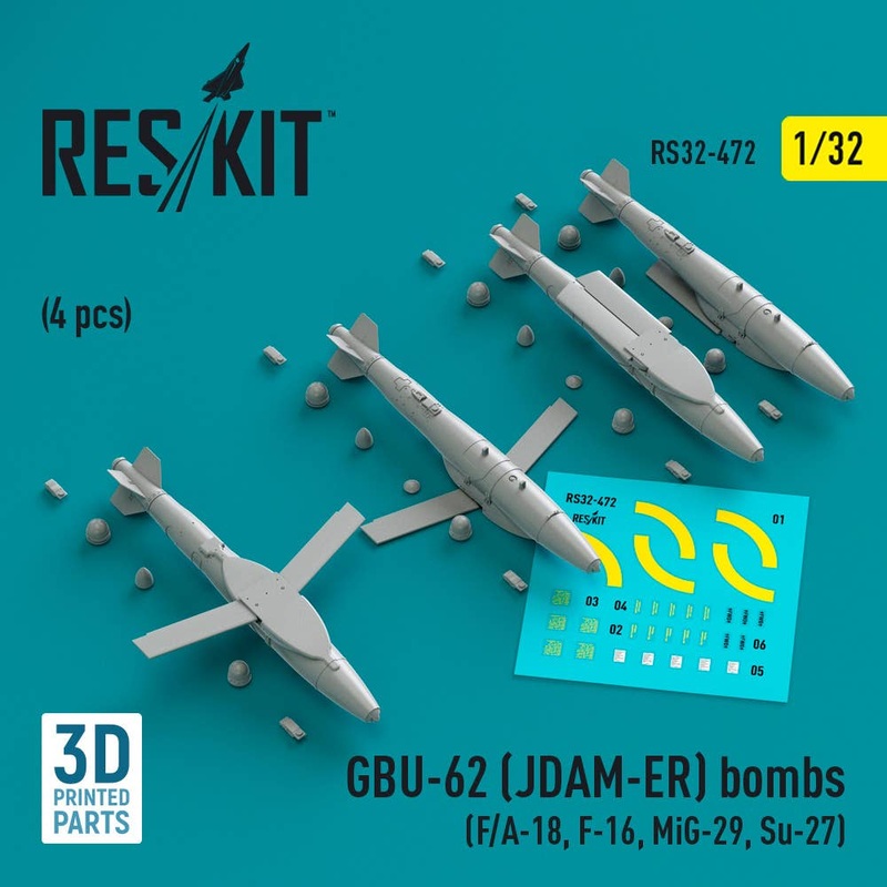 1/32 GBU-62 (JDAM-ER) bombs (4 pcs)