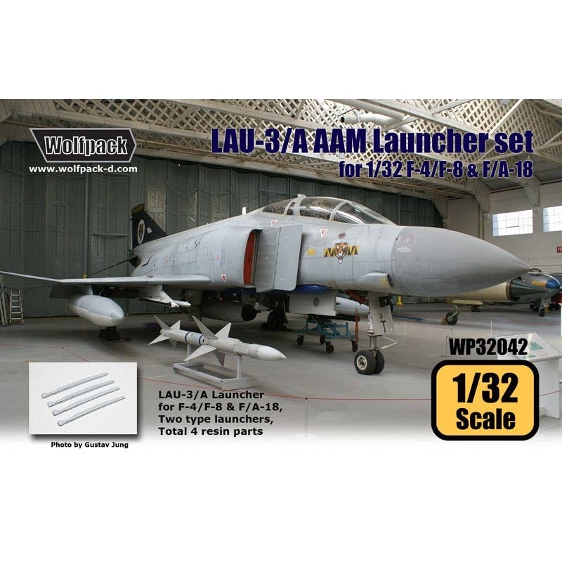 1/32 LAU-3 / A Air-to-Air Missile Launcher (4 pieces)