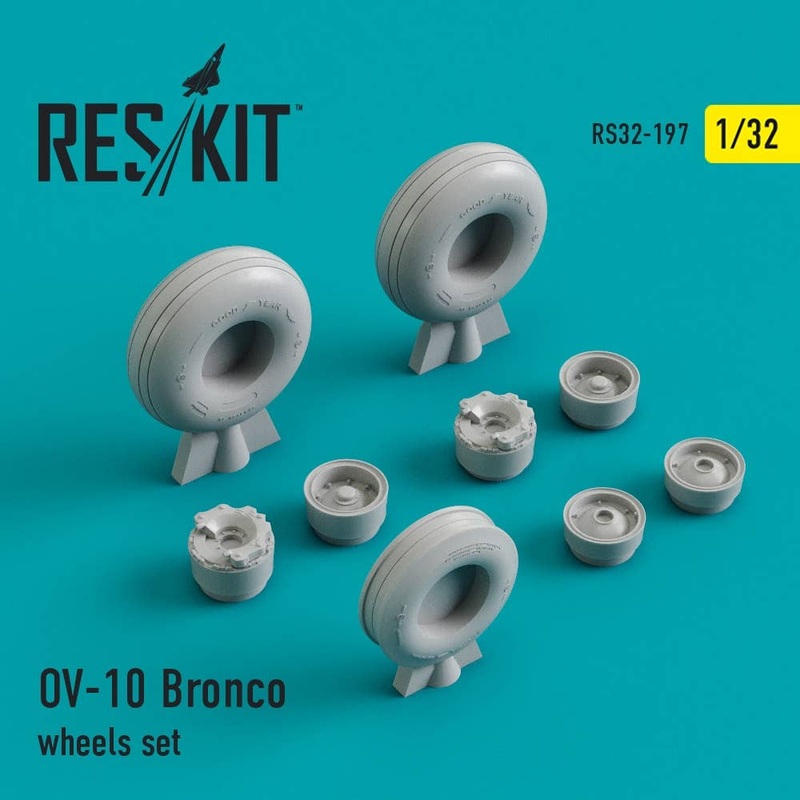 1/32 OV-10 Bronco Wheels Set (for Kitty Hawk)