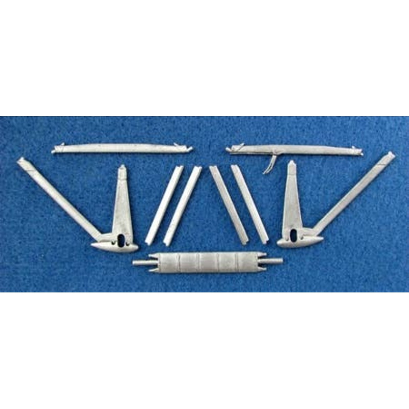 1/32 Royal Aircraft Factory S.E.5a Late Landing Gear & Struts Set (Roden)