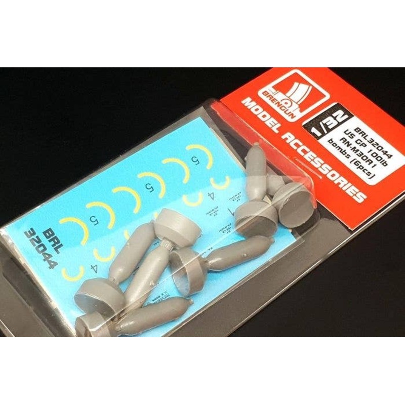 1/32 U.S. Army 100Lb An-M30A1 Bomb (6 Pieces)