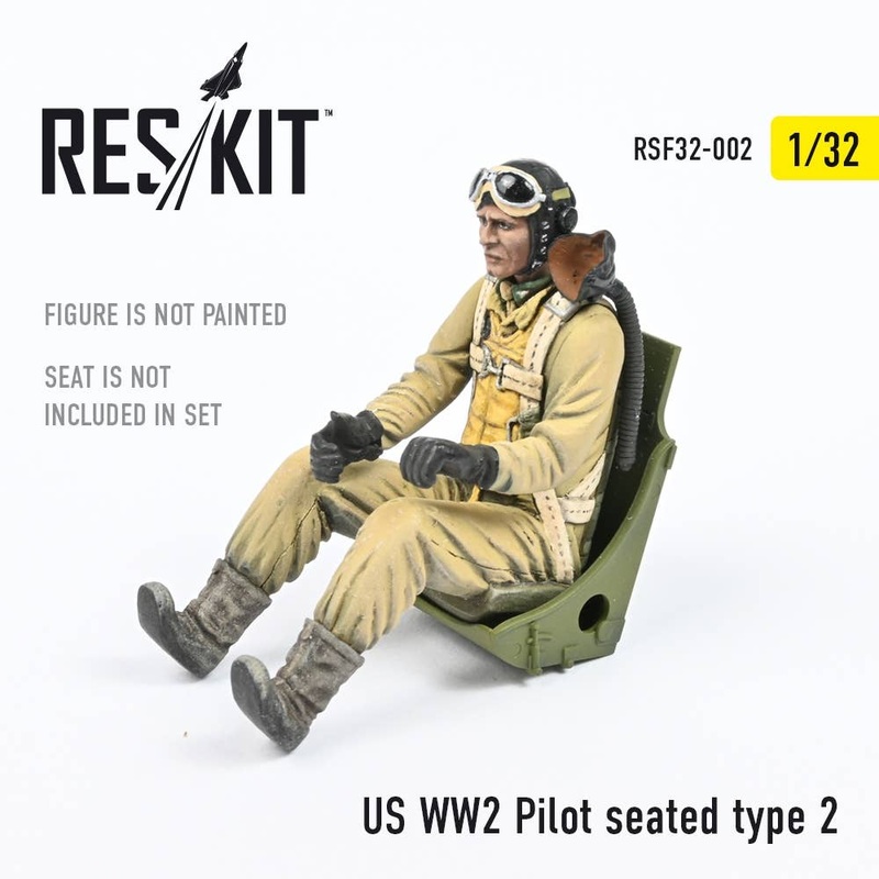 1/32 US WW2 Pilot seated type 2