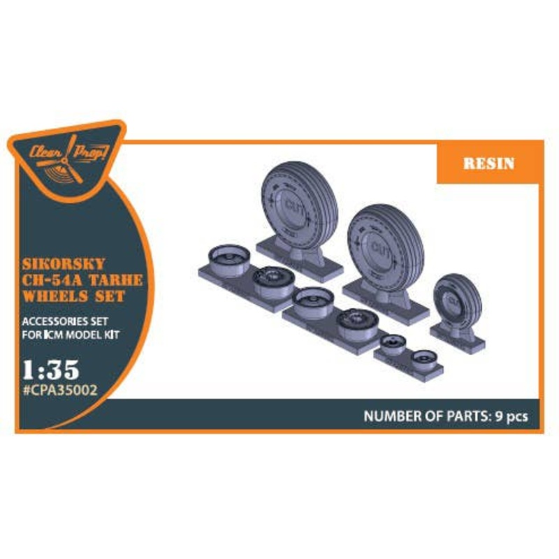 1/35 CH-54A Tarhe wheel set for ICM kits