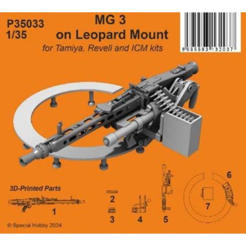 1/35 MG 3 on Leopard Mount / form Tamiya, Revell and ICM kits