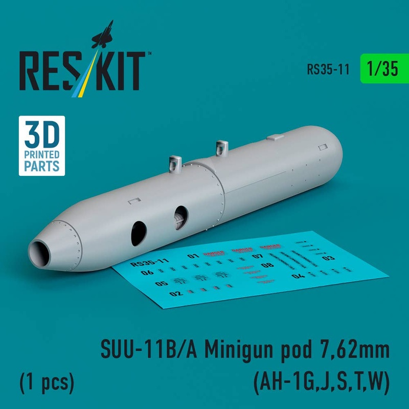 1/35 SUU-11B/A Minigun pod 7,62mm (1 pcs)